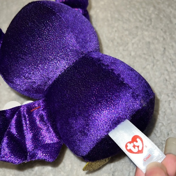 Ty Beanie Boos Glitter Bat Plush - Picture 4 of 8